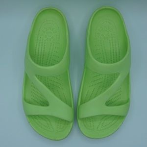 Lime Green Dawgs Sandals